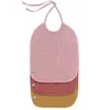 Image de Set de 3 bavoirs medium 6 ~ 24 mois Mousseline Rose Lässig® - Repas b LAS1312026972