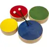 Image de Rohema Wooden Tom Set Color 61698 houten toms (4 stuks)
