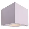 Image de Deko-Light Applique murale LED d'extérieur 6 W/270 lm Hauteur 9 cm Aluminium moulé sous pression Blanc