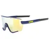 Image de uvex Sportstyle 236s - Lot de lunettes de sport unisexe - Adulte - Bleu mat, Taille Unique