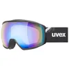 Image de Uvex Victorious Fm Lunettes de Ski Adultes Filtre Catégorie 2 Amélioration du Contraste Noir Dl/Bleu-Clair Taille Unique
