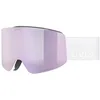 Image de Uvex Provoqe Fm Masque de Ski Adulte Filtre Catégorie 3 Amélioration du Contraste Blanc Mat Dl/Rose-Clear Taille Unique