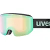 Image de Uvex Lace Attract Masque de ski adulte Catégorie 2 Filtre Enhancing Noir Dl/Fm Opal-Oran Taille Unique
