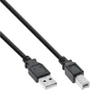 Image de InLine 34555X câble USB 5 m USB A USB B Noir - Câbles USB (5 m, USB A, USB B, Male connector/Male connector, 480 Mbit/s, Noir)