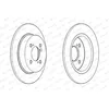 Image de FERODO DDF2071C Disque de Frein Boite, Set de 2