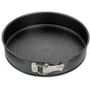 Image de Zenker Moule à charnière Ø 28 cm, moule à gâteau avec revêtement antiadhésif, moule à gâteau rond à fond plat (couleur : noir), quantité : 1 pièce