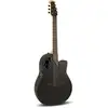 Image de Ovation 2078TX-5-G Elite TX Deep Contour Cutaway Black Textured elektrisch-akoestische westerngitaar