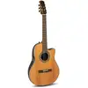 Image de Ovation 1773AX-4-G Classic Nylon Legend Mid Cutaway elektrisch-akoestische klassieke gitaar, naturel