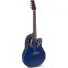 Image de Ovation CE44P-8TQ Celebrity Elite Exotic Blue Transparent Quilt elektrisch-akoestische westerngitaar