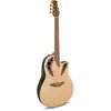Image de Ovation Pro Series Elite 1768-4S-G USA Deep Bowl Natural Satin elektrisch-akoestische gitaar met koffer