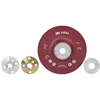 Image de 3M Disque support nervuré et dur - Pour disques abrasifs Cubitron II - Diamètre 115mm - 1 x plateau de support pour ponceuse et meuleuse en rouge