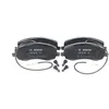 Image de Bosch Automotive BP1293 Plaquettes de frein - Essieu avant - certification ECE-R90-1 jeu de 4 plaquettes