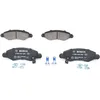 Image de Bosch Automotive BP299 Plaquettes de frein - Essieu avant - certification ECE-R90-1 jeu de 4 plaquettes