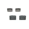 Image de Bosch BP1489 - Plaquettes de Frein Auto Essieu Avant - Qualité Bosch - Réduction du bruit et de la poussière - Certifié ECE-R90 - Sans Cuivre - 1 Jeu de 4 Plaquettes