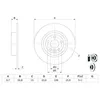 Image de Bosch BD2659 Disques de Frein - Essieu arrière - 1 Jeu de 2 Disques