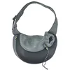 Image de EBI, Sac de transport Sarah Crazy Paws en nylon M - 34x19x47,5 cm noir, Transport, noir, Chien, Fabriqué en nylon résistant, Pour les chiens et les chats de petite taille, Jusqu`à max. 3 -5 kg