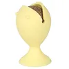 Image de EBI Petit Jouet Snack Puffi avec Balle d'herbe à Chat 9,5x5,5x5,5cm Jaune