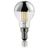 Image de Xavax Ampoule LED (35 W, E14, 400 lm, 15000 h, blanc chaud, LED 230V, ampoule en forme sphérique, totalement en verre, filament) Transparent/Noir