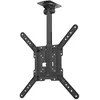 Image de Hama Support de plafond pour TV de 32" à 65" (support pour téléviseur orientable, réglable en hauteur, support TV jusqu'à VESA 400 x 400 pour téléviseurs LCD et OLED, charge maximale 40 kg, également