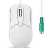 Image de perixx PERIMICE-209 P PS2 Souris optique filaire avec molette de défilement et 1000 DPI Blanc