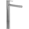 Image de Villeroy & Boch Loop & Friends Robinet de lavabo surélevé, sans bonde, avec cartouche en céramique, robinet de lavabo, économiseur d'eau, hauteur du bec 251 mm, rond, chromé