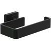 Image de Distributeur de papier toilette Villeroy & Boch Elements - Tender sans couvercle, distributeur de papier toilette à montage mural, laiton, rectangulaire, noir mat