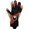 Image de uhlsport Powerline Supergrip+ Gants de gardien de but de football pour enfants et hommes, gants de football avec une nouvelle formule de mousse adhési