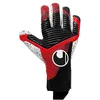 Image de uhlsport Powerline Supergrip+ Finger Surround Gants de gardien de football pour enfants et hommes, gants de gardien de but avec nouvelle formule de mo