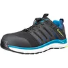 Image de ALBATROS Breeze Impulse Low S1P ESD HRO SRA Chaussures de sécurité avec embout en fibre de verre Protection anti-perforation sans métal Antidérapant Résistant à la chaleur Unisexe, noir/bleu, 36 EU