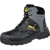 Image de PUMA Safety Borneo MT MID S3 SRC Chaussure de sécurité avec protection au métatarse et à la cheville Capuchon en fibre de verre étanche Chaussures de travail pour homme, Noir , 43 EU
