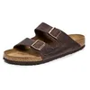 Image de Birkenstock Femme Sandales Arizona SFB Cuir Suede Ocre, Habana, 42 EU