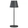 Image de easy! BY FHL COSENZA Lampe de table d'extérieur sans fil avec port USB et station de charge Noir