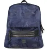 Image de Urban Classics Camo Jacquard Backpack, Sacs à dos, Multicolore (Navy Camo), 38x16.5x34 cm (B x H x T)