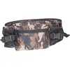 Image de Urban Classics Nylon Hip Bag TB2261, Multicolore (noir/marron camo), 46 centimeters, Sac à bandoulière