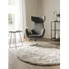 Image de benuta Shaggy Tapis à poils longs Whisper Beige Ø 160 cm | Tapis à poils longs pour chambre et salon