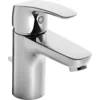 Image de Hansa 45341103 45042283 monocommande pour évier/lavabo monocommande DN15 | Mitigeur (Métal) et vidage, constante Débit Puissance | 6 L/min, Saillie 107 mm