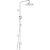 Image de Hansa Hansabasicjet 44380200 Système de douche rond 200 mm Tuyaux de pression flexibles, saillie 407 mm
