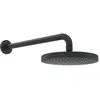 Image de Hansa Hansabasicjet Style Pommeau de douche rond chromé Noir mat