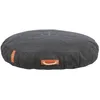 Image de TRIXIE BE Nordic Föhr 37478 Coussin pour chien confortable, pour grands et très grands chiens, ovale, avec poignée de transport pratique, doux et lavable, 120 x 85 cm, noir