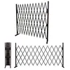 Image de Mendler Grille de barrière HWC-B34AM en aluminium marron - Hauteur 153 cm - Largeur 36-300 cm
