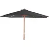 Image de Mendler Parasol de jardin Florida, Ø 3,5m polyester/bois 7kg - anthracite