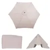 Image de Mendler Housse de rechange pour parasol Florida, diamètre 3 m, polyester, 6 baleines - Crème