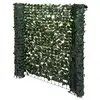 Image de Haie artificielle intimité balcon jardin filet décoratif T811 plastique polyester 300x150cm foncé