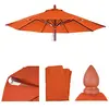 Image de Mendler Housse de rechange pour parasol en bois HWC-C57 - Ronde - Diamètre : 4 m - Polyester - 3 kg - Terracotta