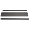 Image de Mendler Set de Finition pour Brise-Vue WPC Sarthe, Profil de Finition Brise-Vent, poteaux WPC - 90cm, Anthracite