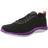 Image de Reebok Print Run Prime Ultraknit, Chaussures de Running Femme, Noir Coal Black Vicious Violet Guava Punch White, 38.5 EU