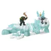Image de Schleich Coffret Attaque de la forteresse de Glace - Tigre à Dents de Sabre et Crocodile de Combat 42497 Eldrador Creatures - Dès 7 Ans.