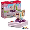 Image de Figurine Cheval - Coffret de 54 Pieces - Accessoires de Pansage et Figurine - Cadeau pour Enfants des 4 ans - schleich 42617 HORSE
