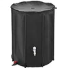 Image de Récupérateur d'eau Réservoir d'eau PVC Inoxydable et Résistant aux UV 500 Litres de Capacité 80 x 98 cm