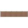 Image de Clôture Brise Vue Brise Vent Bois Composite (WPC) Brun 183 x 879 cm